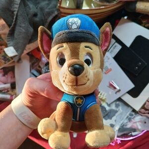 Paw Patrol Chase Plush in Brown and Blue Uniform